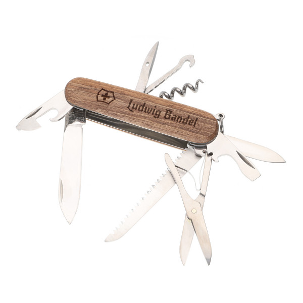 Schweizer Taschenmesser Victorinox® „Huntsman Wood“ mit Gravur