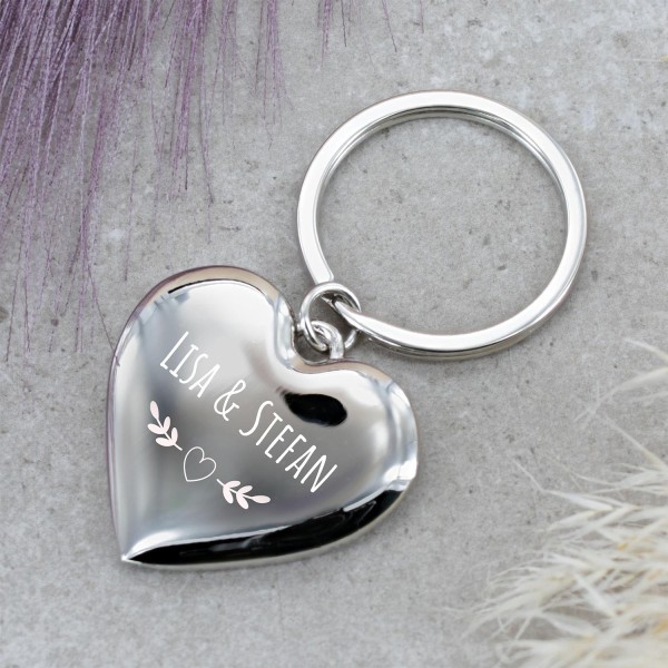 Schlüsselanhänger Herzform \"Aniko\"