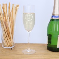 Sektglas mit Gravur „Prosit“