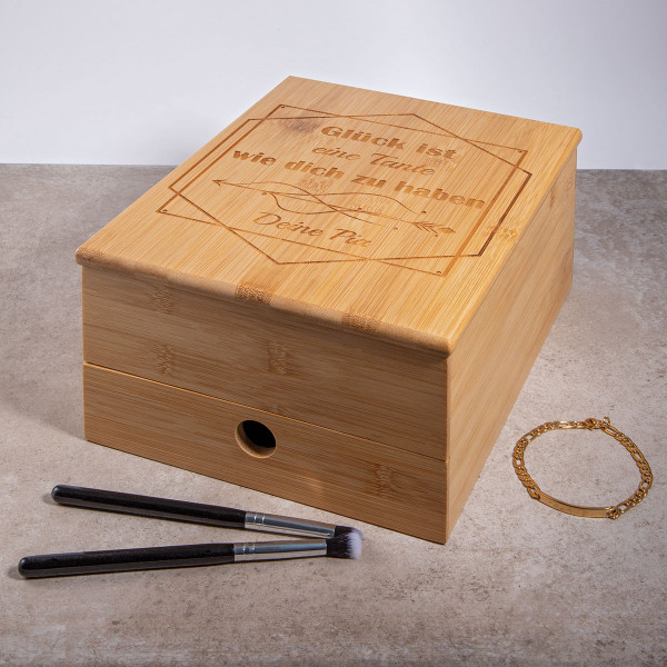 Schmuckkästchen mit Gravur und Spiegel | ♥ Haus der Unikate