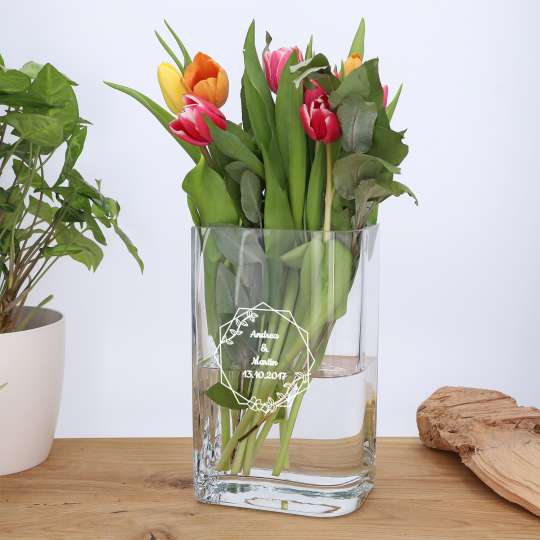 Personalisierte Vase mit Gravur – günstig & große Auswahl