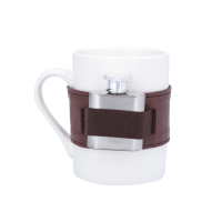 Kaffeetasse mit Mini-Flachmann