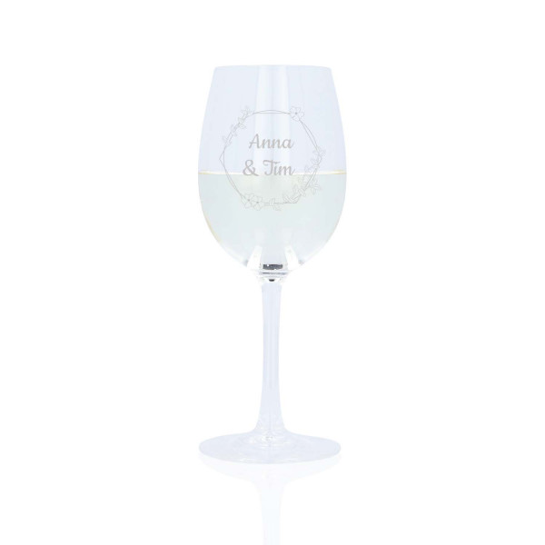 Weißweinglas mit Gravur „Languedoc“