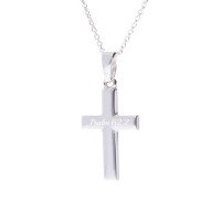 Anhänger mit Gravur „Kreuz“ – 925 Silber