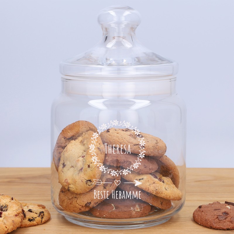 Keksglas mit Gravur klein „Cookies small“