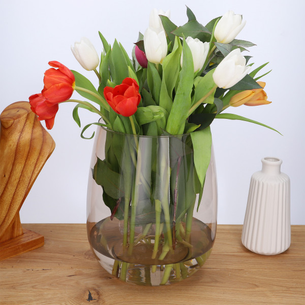 Vase in braun „Mathilda“