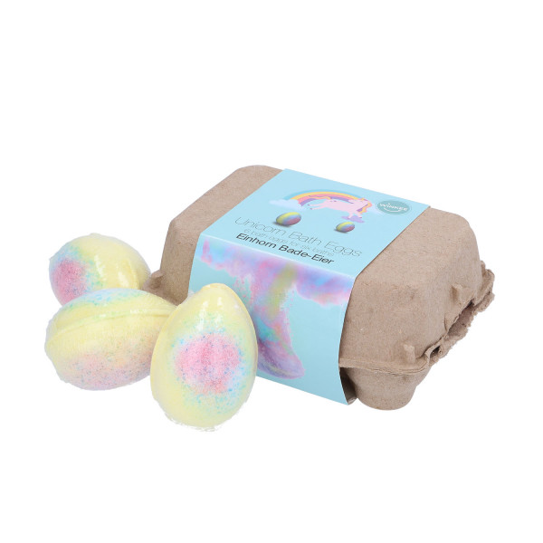 Einhorn Badekugeln – Lustige Bade-Eier (6 Stück)