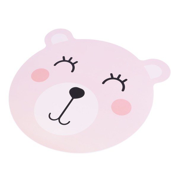 Tischset Bär in rosa