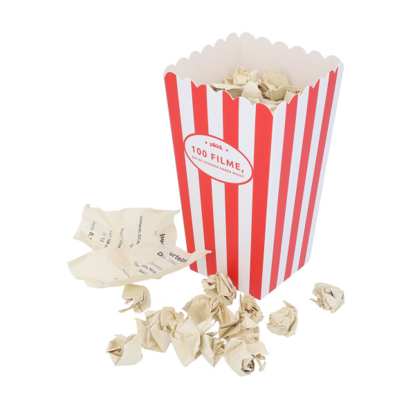 Bucket List als Popcorn - 100 verschiedene Filme