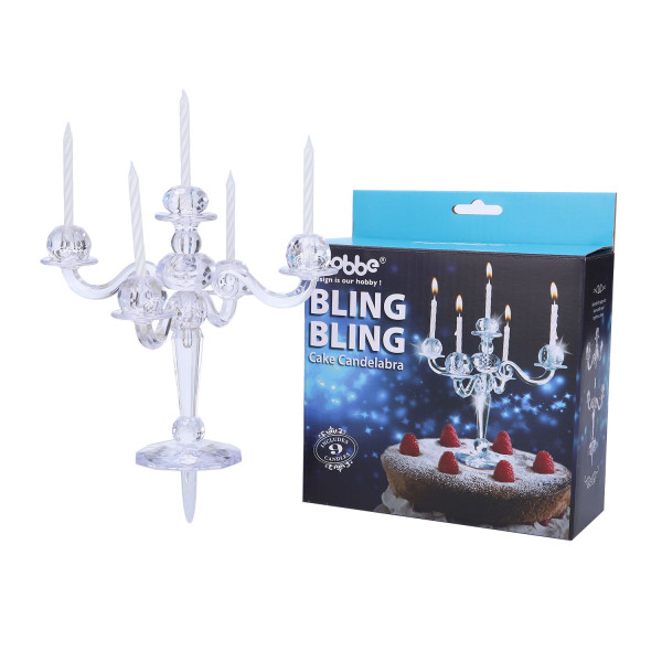 Kerzenständer für Kuchen "Bling Bling"