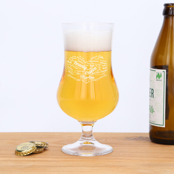 Biertulpe mit Gravur „Ale“