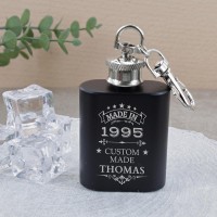 Mini Flachmann Schwarz